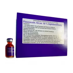 Флюоресцит Fluorescein Alcon 10% (Флуоресцеин натрия) р-р для ин. 100мг/мл 5мл №1 в Калининграде и области фото