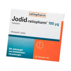 Йодид Ратиофарм (Калия Йодид) ГЕРМАНИЯ Ratiopharm 100мкг таб. №50 в Калининграде и области фото