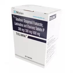 Тенофовир + Ламивудин + Эфавиренз (Telura/Tenolam E) таб. 300мг/300мг/600мг №30 в Калининграде и области фото