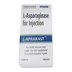 Аспарагиназа (L аспарагиназа) L-Aprakast 10000 МЕ лиоф. для приг. р-ра для инъек. №1 в Калининграде и области фото