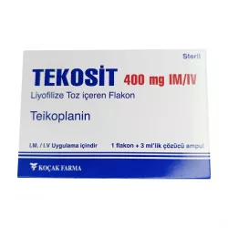 Тейкопланин Текозит :: Tekosit лиофилизат для инъекций 400мг №1 в Калининграде и области фото