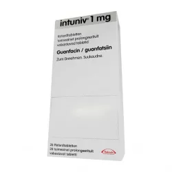 Интунив Intuniv ретард таб. 1мг N28 в Калининграде и области фото